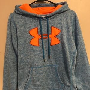under armour pullover hoodie 💙🧡